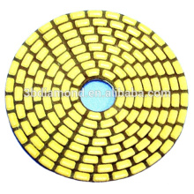 Diamond Polishing Pads 4" Wet/Dry Set for Granite Marble Tile Concrete Polishing